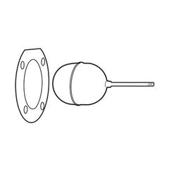 Mcdonnell Miller 343400 Float with Gasket SA-63-30  | Midwest Supply Us