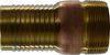 973604 | 1 1/2 BRASS COMBO NIPPLE, Accessories, Combination King Nipples, Brass Hose Nipple | Midland Metal Mfg.