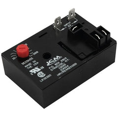 ICM Controls ICM104B Relay Time Delay On Make 10-1000 Second Knob Adjustable 2 x 3 Inch 18/30 Voltage Alternating Current  | Midwest Supply Us