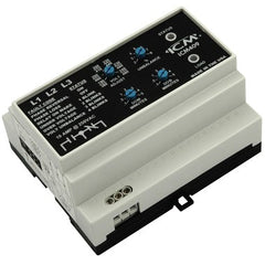 ICM Controls ICM409C Line Monitor Voltage 3 Phase Adjustable 190-480 Volt Alternating Current Din Rail  | Midwest Supply Us