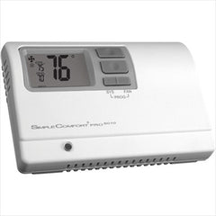 ICM Controls SC5010 Programmable Thermostat Simple Comfort PRO Dual Power 1 Heat/1 Cool or Heatpump 7 Day/5-2 Day/5-1-1 Day 45-90 Degrees Fahrenheit  | Midwest Supply Us