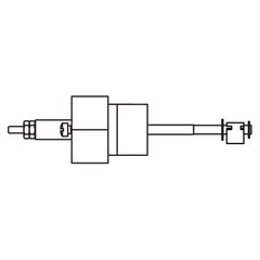 Mcdonnell Miller 354083 Probe Short PA-Rb-122 3/4 Inch NPT  | Midwest Supply Us