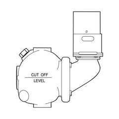 Mcdonnell Miller 142700 Low Water Cut Off Control with Float Block 63B  | Midwest Supply Us
