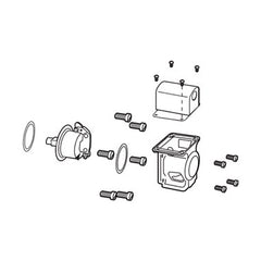 Mcdonnell Miller 310442 Bracket Assembly for Series BA-551-05 Bellows  | Midwest Supply Us