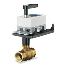 Siemens Building Technology 171A-10317 2W 1-1/4", 16Cv ball valve assy, chrm-plat brass ball, brass stem, float NSR  | Midwest Supply Us
