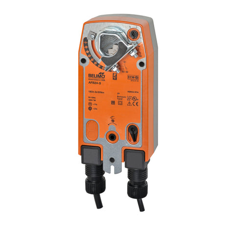Belimo AFB24-S Damper Actuator | 180 in-lb | Spg Rtn | 24V | On/Off  | Midwest Supply Us