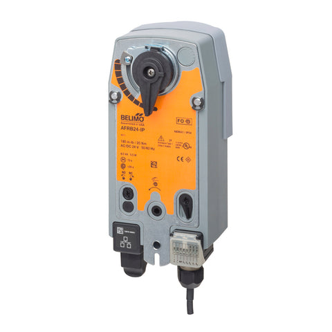 Belimo AFRB24-IP Valve Actuator | 180 in-lb | Spring Return | 24V | Cloud API | BACnet IP | Modbus TCP  | Midwest Supply Us