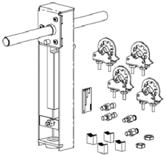Schneider Electric (Barber Colman) AV-607-1 LINKAGE,DURADRIVE TO 2.5-5"vlv  | Midwest Supply Us