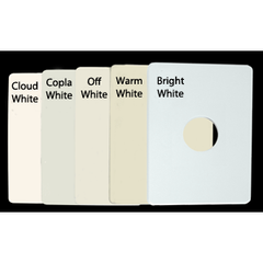 BAPI BA/ADP-53-53-CDW Adaptor Plates for Wall Sensors - 5.3" x 5.3”, Cloud White  | Midwest Supply Us