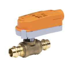 Belimo B2050QPW-N PF+CQBUP-3 Potable water valve, 2-way, DN 15, Press fit, Fluid temperature -4.0...212°F [-20...100°C]Valve Actuator, Non fail-safe, AC 100...240 V, On/Off, Floating pointActuator fitted  | Midwest Supply Us