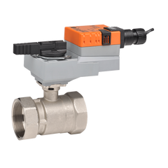Belimo B216+LRQX24-1 Characterized Control Valve (CCV), 1/2", 2-way | Configurable Valve Actuator, Non fail-safe, AC/DC 24V, On/Off  | Midwest Supply Us