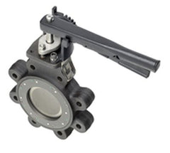Belimo F6200-150SHP+HND08 Butterfly Valve | 8" | 2 Way | 2064Cv | w/ Manual Handle  | Midwest Supply Us