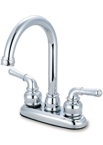 Everflow BGL-L20C Baldor Glenford Two Handle Bar Faucet Chrome  | Midwest Supply Us