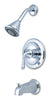 BGL-T30C | Baldor Glenford Shower And Tub Trim Only Chrome | Everflow