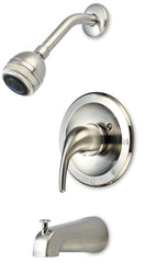 Everflow BHN-T30N Baldor Hanford Shower And Tub Trim Only Brushed Nickel  | Midwest Supply Us