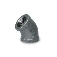 Everflow BMFF0112 1-1/2" Black Elbow 45  | Midwest Supply Us