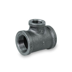 Everflow BMRT1401 1-1/4" X 1/2" Black Reducing Tee 2 Sizes  | Midwest Supply Us