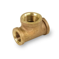 Everflow BRBT0120-NL 1/2" X 1/2" X 3/4" Bull Head Tee Brass Lead Free  | Midwest Supply Us