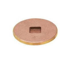 Everflow COPC500 EVERFLOW 5" BRASS CLEANOUT PLUG COUNTERSUNK HEAD SOUTHERN CODE  | Midwest Supply Us