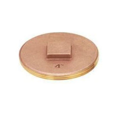 Everflow COPR500 EVERFLOW 5" BRASS CLEANOUT PLUG RAISED HEAD SOUTHERN CODE  | Midwest Supply Us