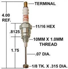 Crown Engineering CA580 IGNITER / REPL MAXON 1058544  | Midwest Supply Us