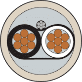Johnson Controls CBL-18/2NAT-PLN CABLE 18/2 SHIELD PLENUM; NATURAL - 1000 ft Pack of 1000 | Midwest Supply Us