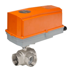 Belimo B338+AFRXUP N4 Characterized Control Valve (CCV), 1 1/2", 3-way | Configurable Valve Actuator, Spring return, AC24-240V / DC24-125V, On/Off, NEMA4X | Belimo  | Midwest Supply Us
