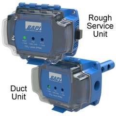 BAPI BA/DCD10-5K-D-BB CO2 - "24/7" Duct and Rough Service Carbon Dioxide Sensor, Constant Occupancy  | Midwest Supply Us