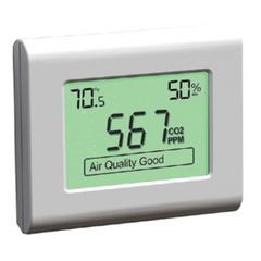 iO HVAC Controls CO2-TH CO2, Temperature and Humidity Monitor  | Midwest Supply Us