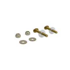 Everflow JBCB-516214 RAVEN JBCB-516214 2 5/16" X 2-1/4" Brass Plated bolts & 2 Nickel plated brass end nuts & 2 Nickel plated Metal washers & 2 Plastic washers.  | Midwest Supply Us