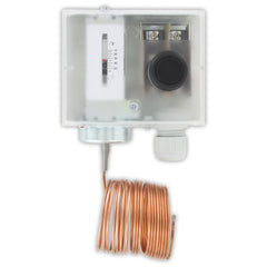 Dwyer Instruments DFS2-DM20 Series DFS2 Low Limit Freeze Protection Switch DPDT, 20 ft. capillary with manual reset  | Midwest Supply Us