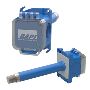 BAPI BA/20K-H210-D-BBX Duct Humidity (%RH) Sensor with Optional Temperature Sensor  | Midwest Supply Us