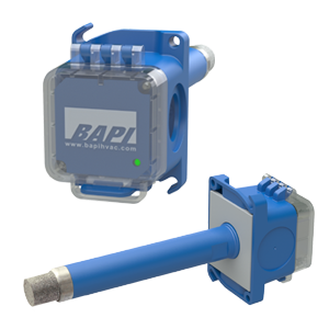 BAPI BA/10K-2-H210-D-BBX Duct Humidity (%RH) Sensor with Optional Temperature Sensor  | Midwest Supply Us