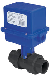 Spears E1566-012C 1-1/4 CPVC TRUE UNION 2000 INDUSTRIAL BALL VALVE FKM FLANGED 115V N4X  | Midwest Supply Us