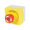 ECW22V-H1P1-07R | ECW22V-H1P1-07R - Compact Control Station, Polycarbonate Enclosure, Vertical Orientation, 1 Position w/Grey Cover, Main. Non-Illum. 2-Pos. Pushbutton, Mushroom Cap w/1 NO, Red Cap | C3 Controls