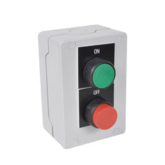 C3 Controls ECW22V-H1P1-01G ECW22V-H1P1-01G - Compact Control Station, IEC 22mm, 1 Hole Assembly, Grey Cover, Momentary, W22 PB, Flush Cap Green, 1 NO Contact  | Midwest Supply Us