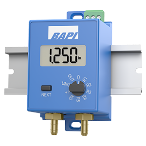 BAPI ZPS-LR-EZ-NT-IN EZ - Differential Pressure Sensor, Field Selected Range and Output  | Midwest Supply Us