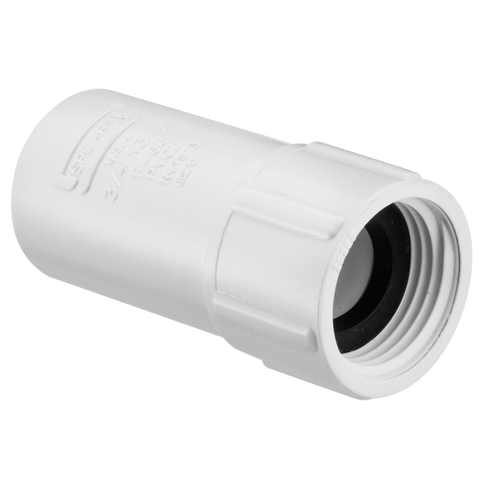 Spears F-64-P 3/4X1/2 PVC FEMALE ADAPTER FHT-SWIVELXSOC  | Midwest Supply Us
