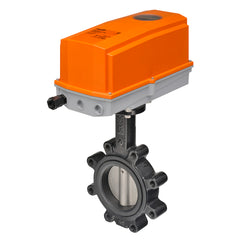 Belimo F650HD+GRCX120-SR-T N4 Butterfly Valve (BFV), 2", 2-way, ANSI ClassConsistent with 125 | Configurable Valve Actuator, Non fail-safe, AC100-240V, modulating, NEMA4X  | Midwest Supply Us