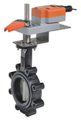 Belimo F6100L+GRCX24-3-T Butterfly Valve (BFV), 4", 2-way, ANSI Class Consistent with 125, Cv 798 Actuator, Non fail-safe, AC/DC 24 V, On/Off, Floating point  | Midwest Supply Us