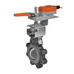 Belimo F6100-150SHP+GKX24-MFT-X1 Butterfly Valve | 4" | 2 Way | 451Cv | w/ Electronic Fail-Safe | 24V | MFT  | Midwest Supply Us