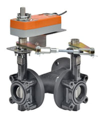 Belimo F750HDU+AFBUP-X1 Butterfly Valve | 2" | 3 Way | 115Cv | w/ Spring Return | 24 -240V | On/Off  | Midwest Supply Us