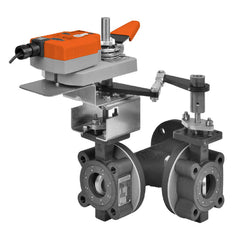 Belimo F765-150SHP+GMB24-3-X1 Butterfly Valve | 2.5" | 3 Way | 146Cv | w/ Non-Spring | 24V | Floating  | Midwest Supply Us