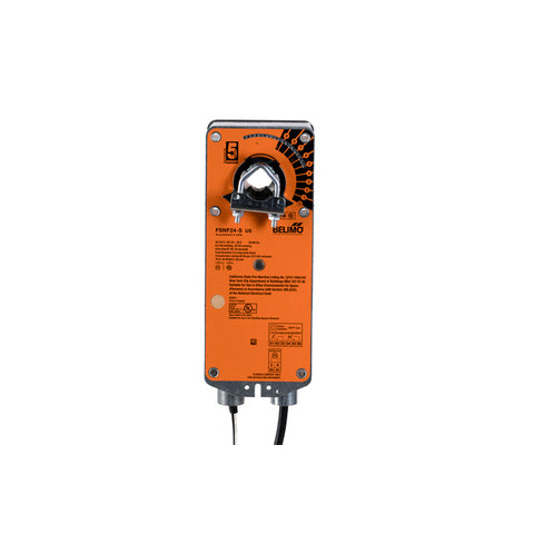 Belimo FSNF24-S-FC US Fire & Smoke Actuator | 70 in-lb | Spring Return | 24V | On/Off | Flexible Conduit Connection | 2SPDT | 1m Cable  | Midwest Supply Us