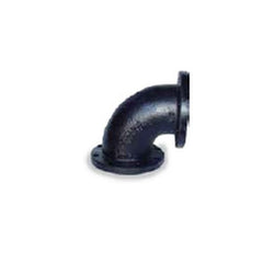 Everflow FGEL08B 8" 125 Class Flanged 90 Degree Elbow Black  | Midwest Supply Us