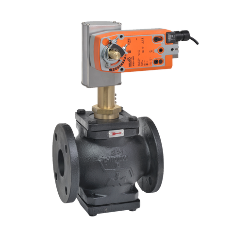 Belimo G680C+AFBUP-X1 Globe Valve | 3" | 2 Way | 90 Cv | w/ Spg Rtn | 24 -240V | On/Off  | Midwest Supply Us