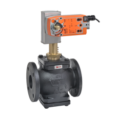 Belimo G665C-250+AFBUP-S-X1 Globe Valve,2.5",2 Way,65Cv,w/ Spring Return,24 to 240V (UP),On/Off,SW  | Midwest Supply Us