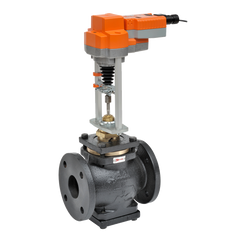 Belimo G6125C+AVKB24-3 Globe Valve | 5" | 2 Way | 263 Cv | w/ Electronic FS | 24V | Floating  | Midwest Supply Us