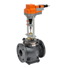 Belimo G6125LCS+EVX120-3 Globe Valve | 5" | 2 Way | 263 Cv | w/ Non-Spg | 120V | Floating Point  | Midwest Supply Us