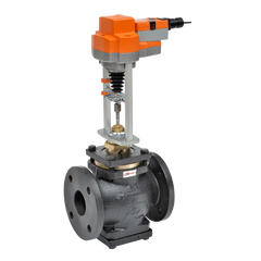 Belimo G6100CS+EVX120-3 Globe Valve | 4" | 2 Way | 170 Cv | w/ Non-Spg | 120V | Floating Point  | Midwest Supply Us